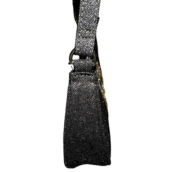 NWT Skinny Dip London Women’s Amber Smile Shoulder Bag Black Sparkly - Picture 5 of 6